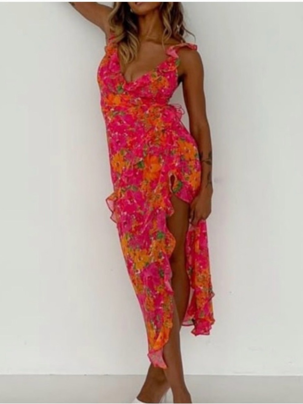Rumored Just Like Heaven Dress | Electric Begonia‎ NWT Sz S